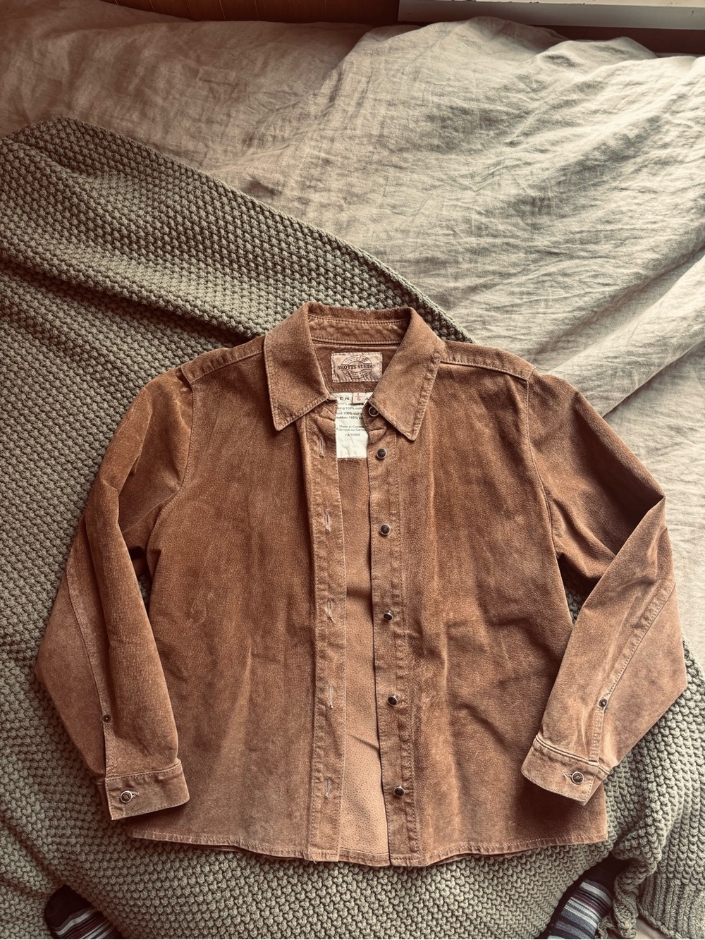 Skotts Suede 100% Leather Jacket